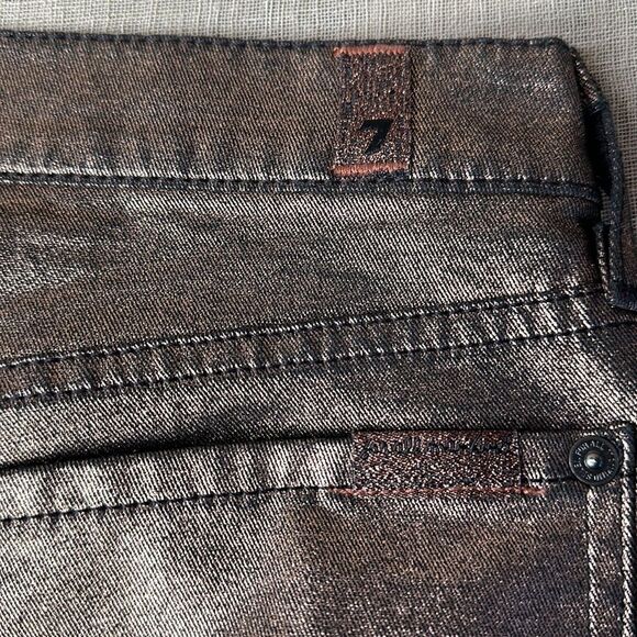 7 For All Mankind Bronze Jeans - Picture 5 of 6